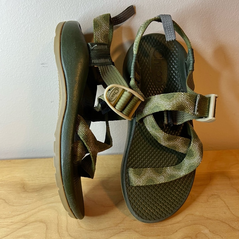 Chaco Camo Print Boy’s EcoTread Sandals